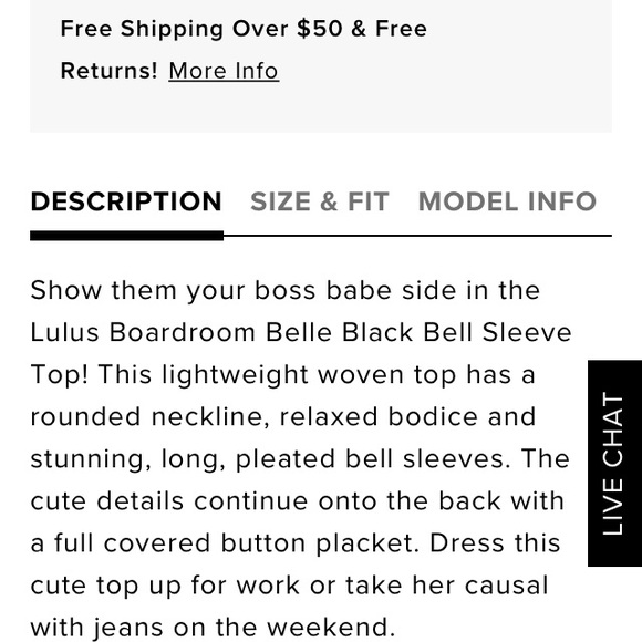 Top with button back - Picture 5 of 5